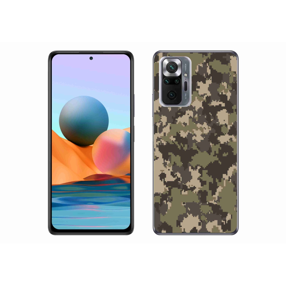 Gelový kryt mmCase na Xiaomi Redmi Note 10 Pro - maskáčový vzor 12