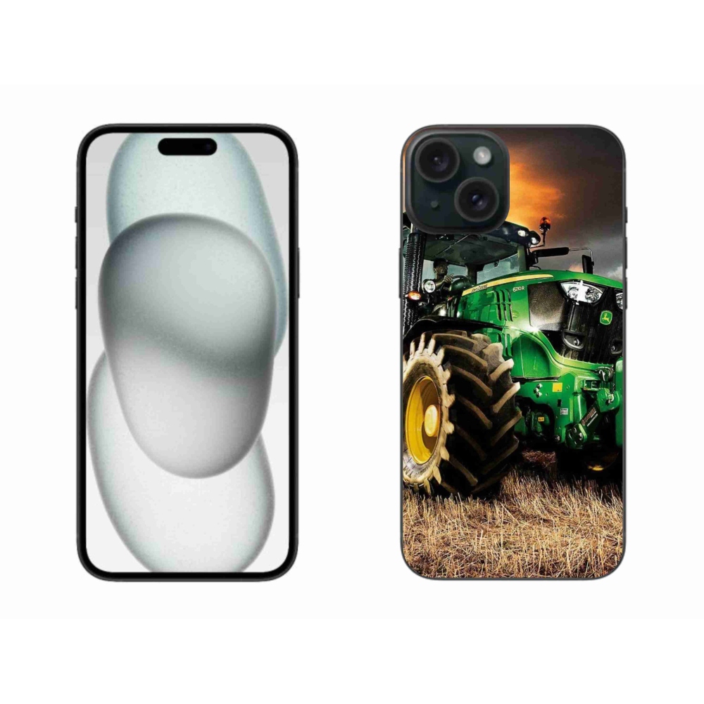 Gelový kryt mmCase na iPhone 15 Plus - traktor