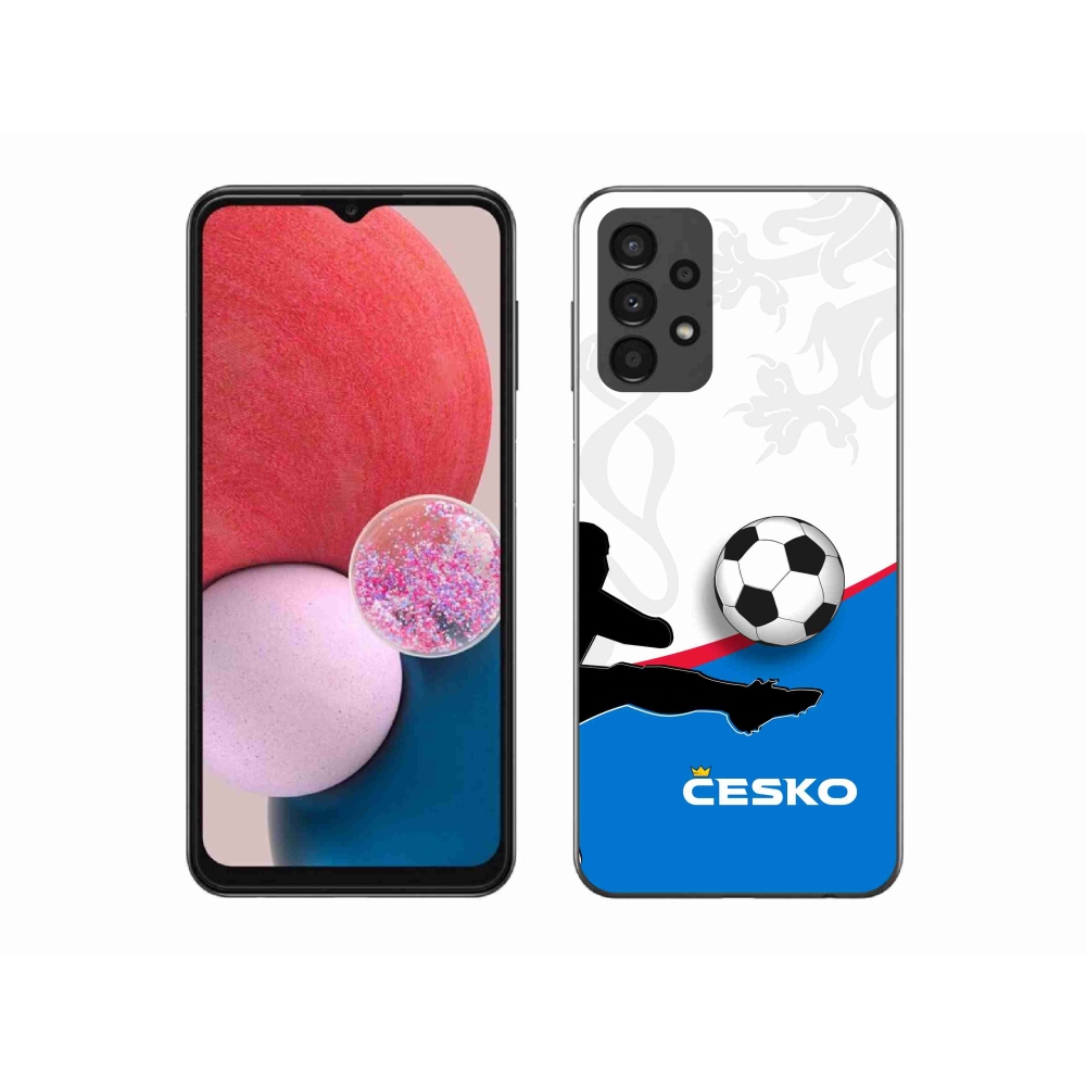 Gelový kryt mmCase na Samsung Galaxy A13 4G - fotbal Česko 3
