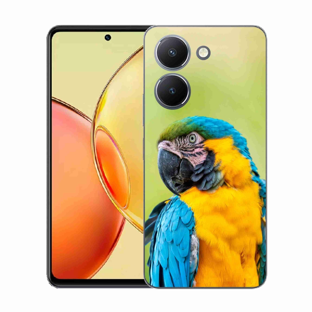 Gelový kryt mmCase na Vivo Y36 - papoušek ara 2