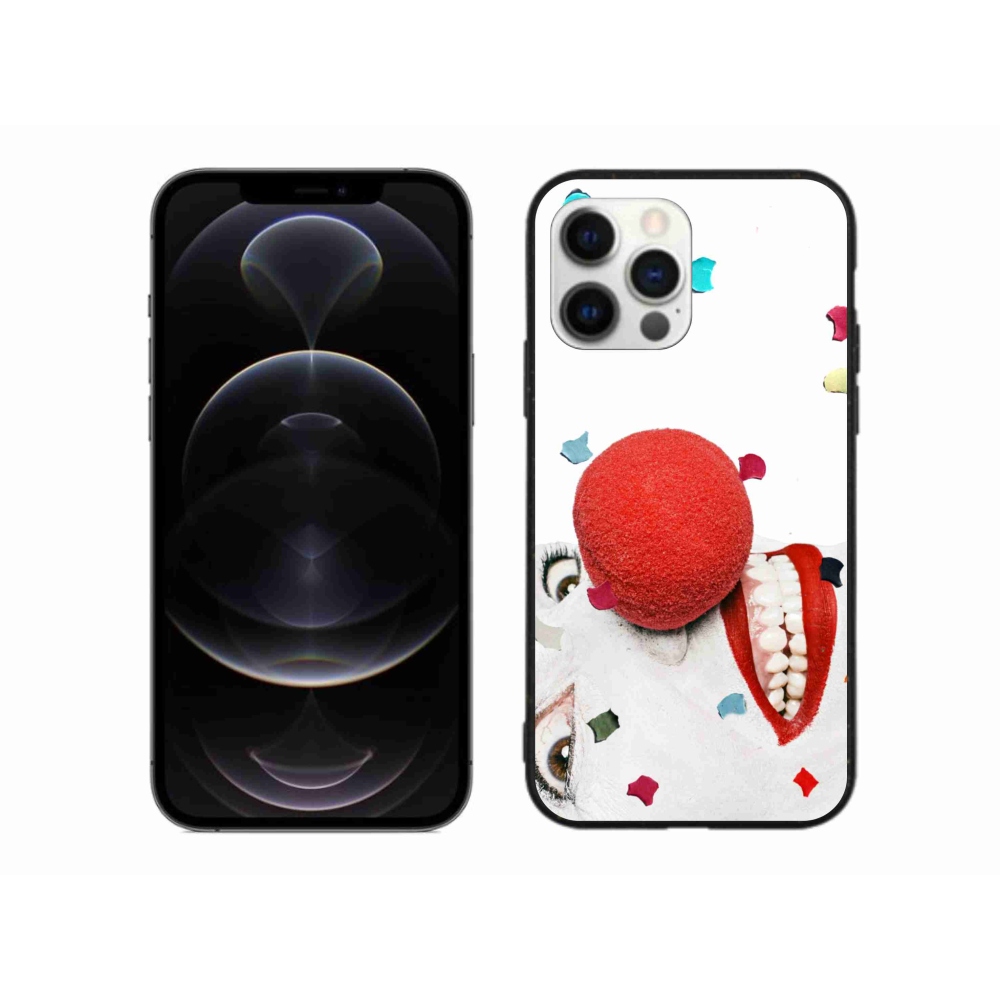 Gelový kryt mmCase na iPhone 12 Pro Max - klaun