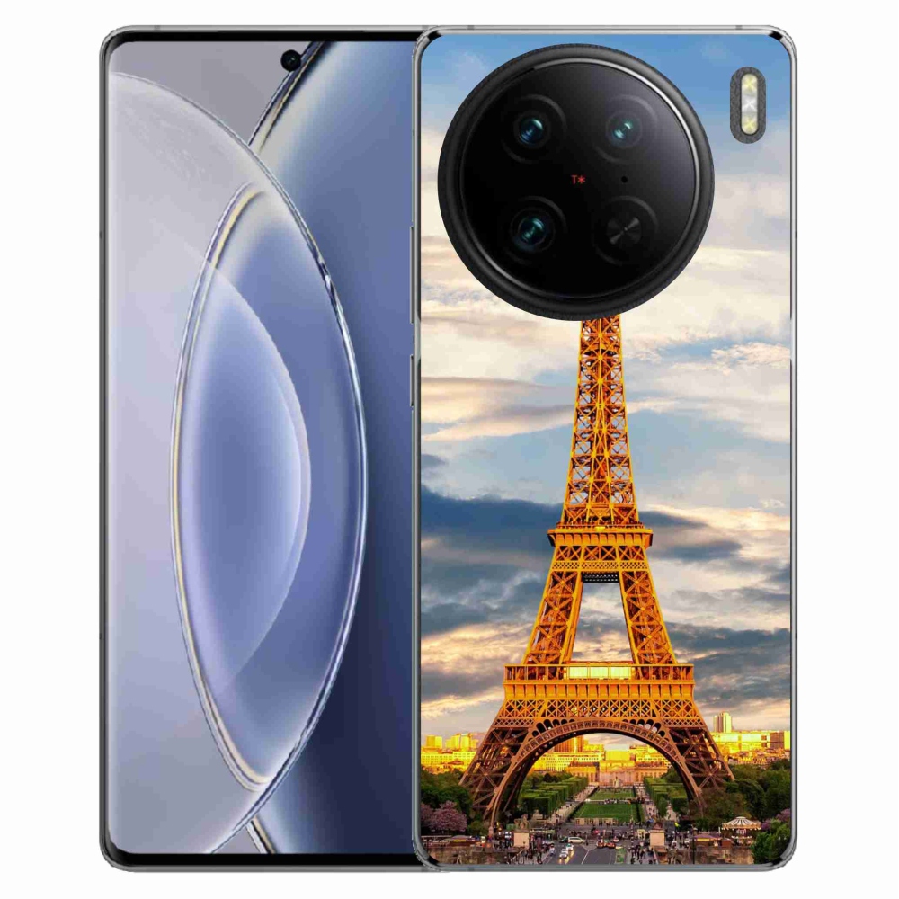 Gelový kryt mmCase na Vivo X90 Pro - eiffelova věž 3
