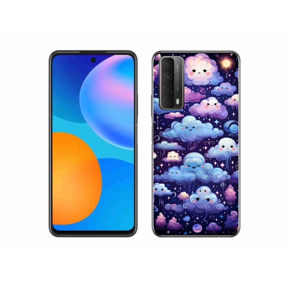 Gelový kryt mmCase na Huawei P Smart (2021) - mráčky