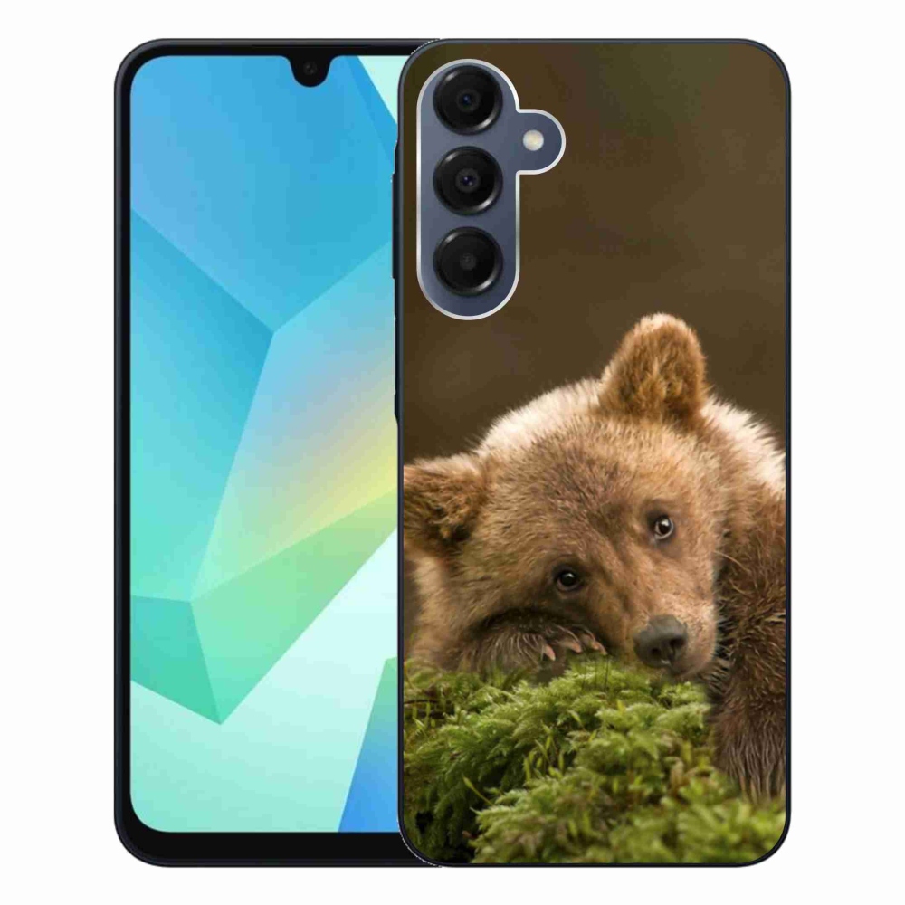 Gelový kryt mmCase na Samsung Galaxy A16 4G/5G - medvěd