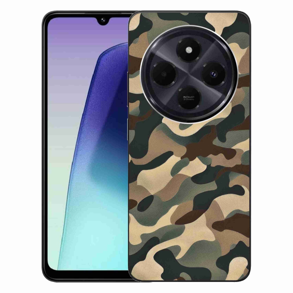 Gelový kryt mmCase na Xiaomi Redmi 14C/Poco C75 - maskáčový vzor 11