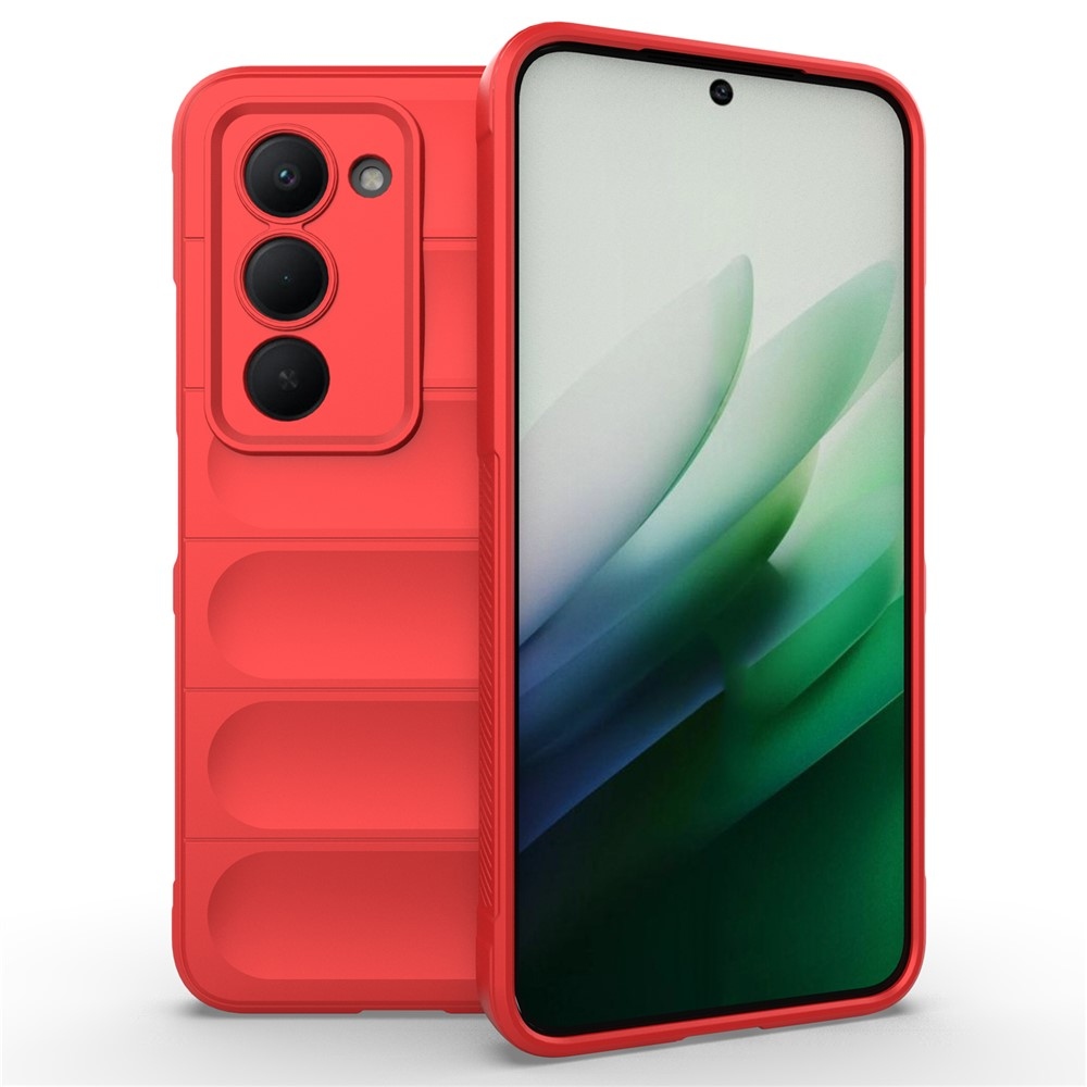 Rugg odolný gelový obal na Xiaomi Redmi 15 5G (169mm) - červený