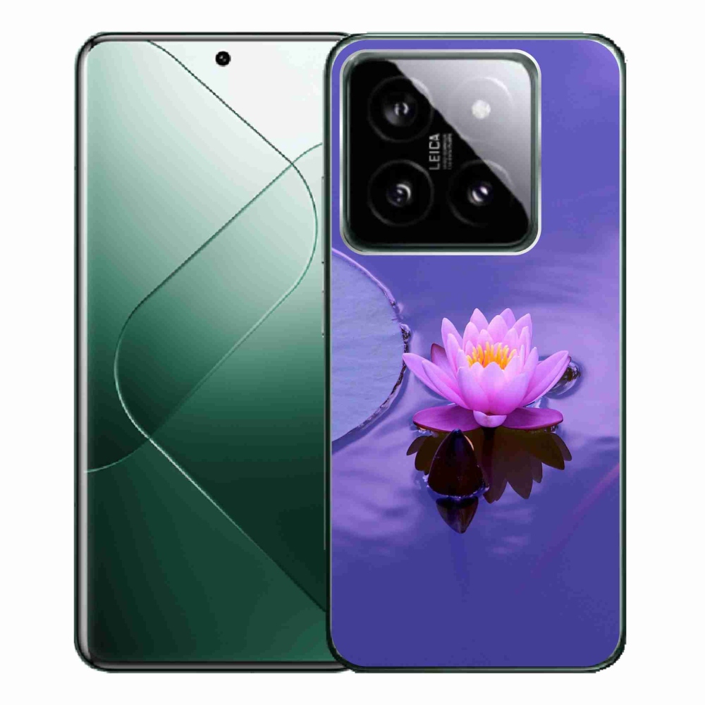 Gelový obal mmCase na Xiaomi 14 Pro - květ na hladině