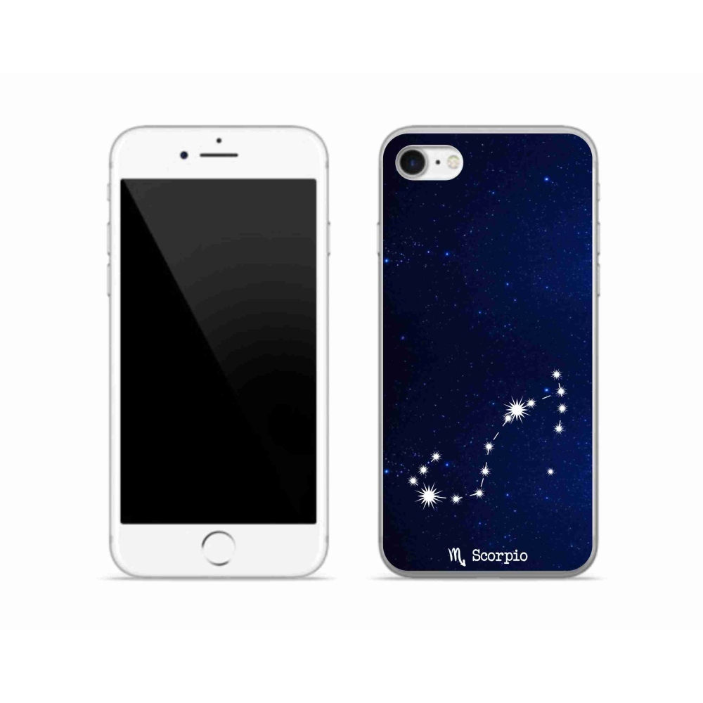 Gelový kryt mmCase na iPhone SE (2020) - souhvězdí Štíra