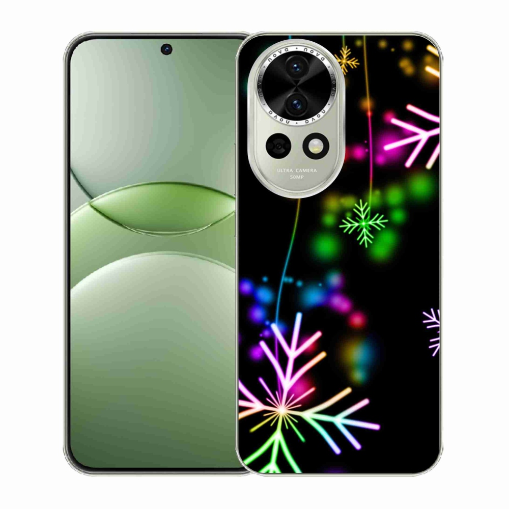 Gelový kryt mmCase na Huawei Nova 13 5G - barevné vločky