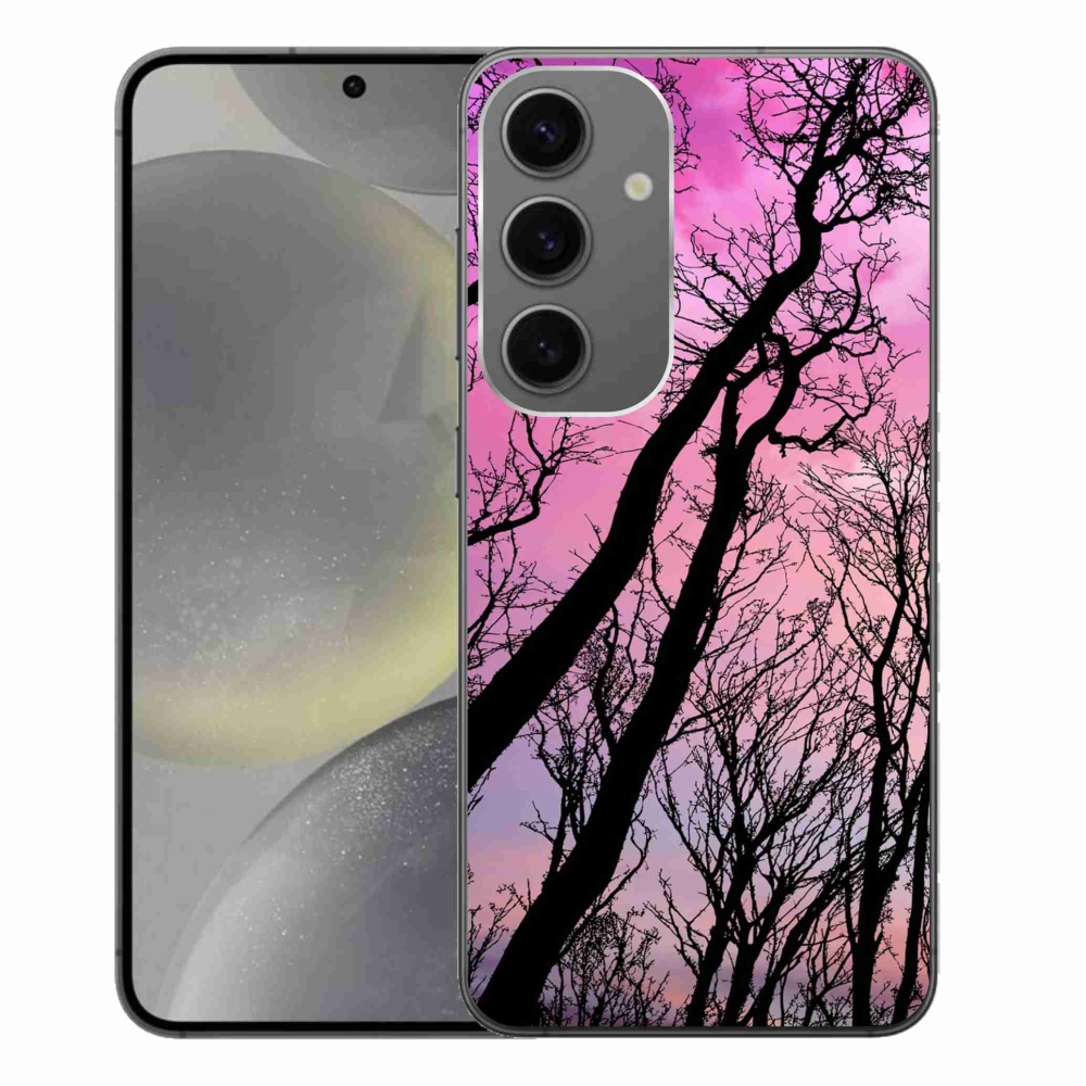 Gelový obal mmCase na Samsung Galaxy S24+ - opadané stromy