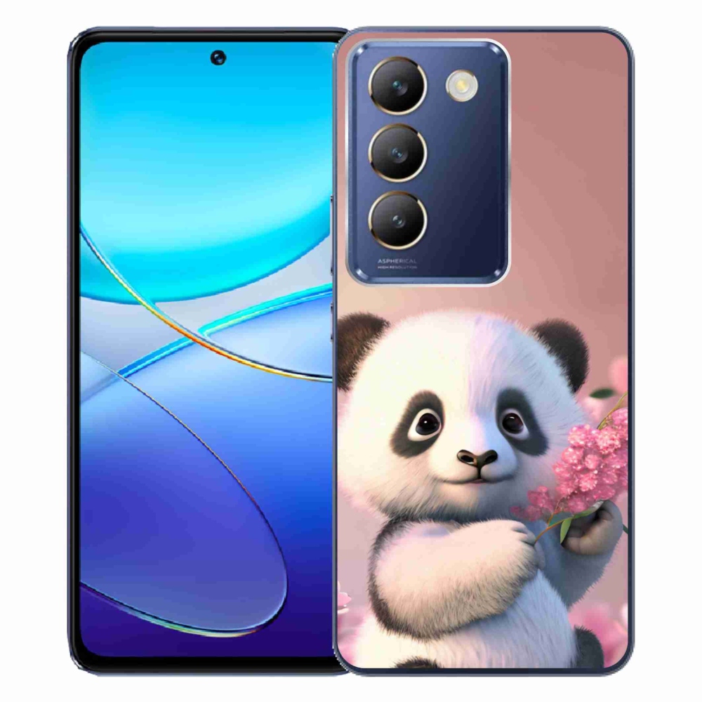 Gelový kryt mmCase na Vivo V40 SE 4G/5G - roztomilá panda