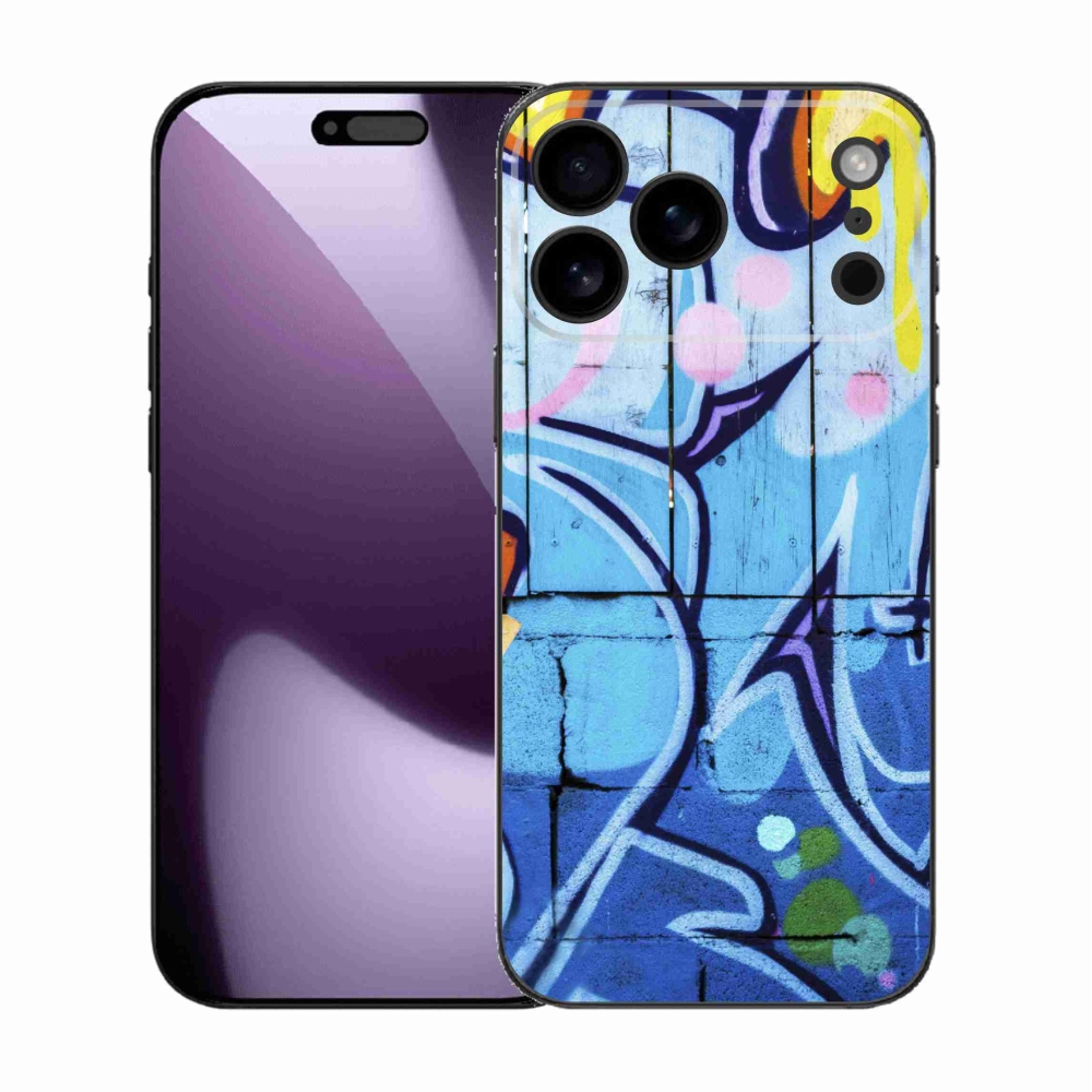 Gelový kryt mmCase na iPhone 17 Pro Max - graffiti