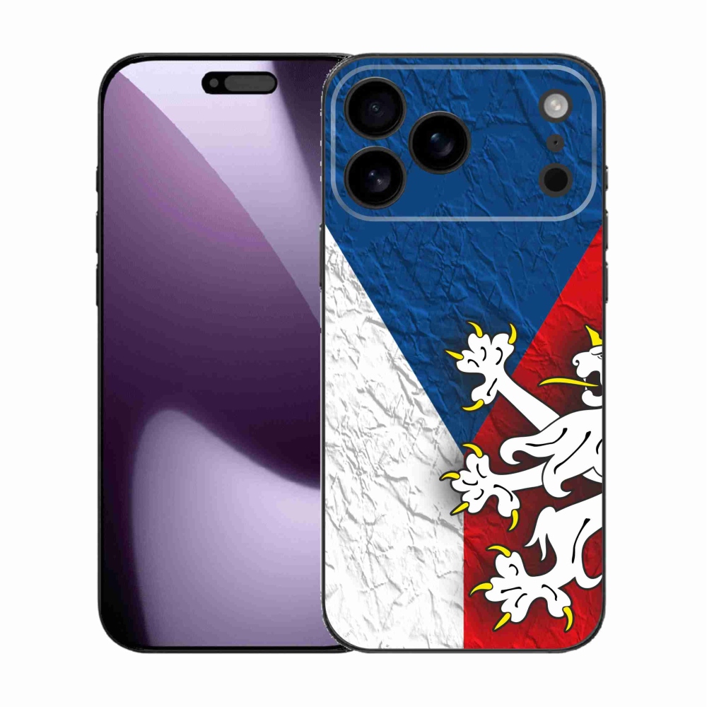 Gelový kryt mmCase na iPhone 17 Pro Max - česká vlajka 1