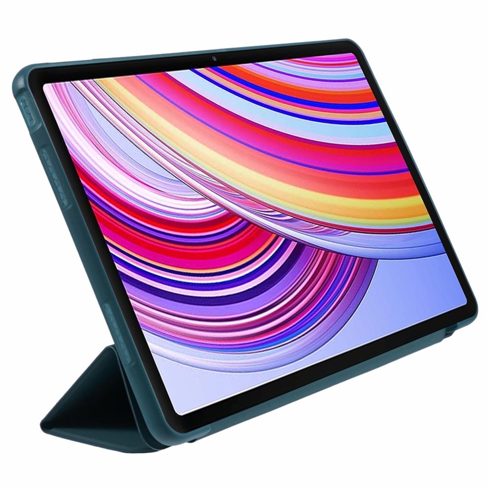Fold chytré zavírací pouzdro na tablet Xiaomi Redmi Pad Pro 4G/5G - zelené