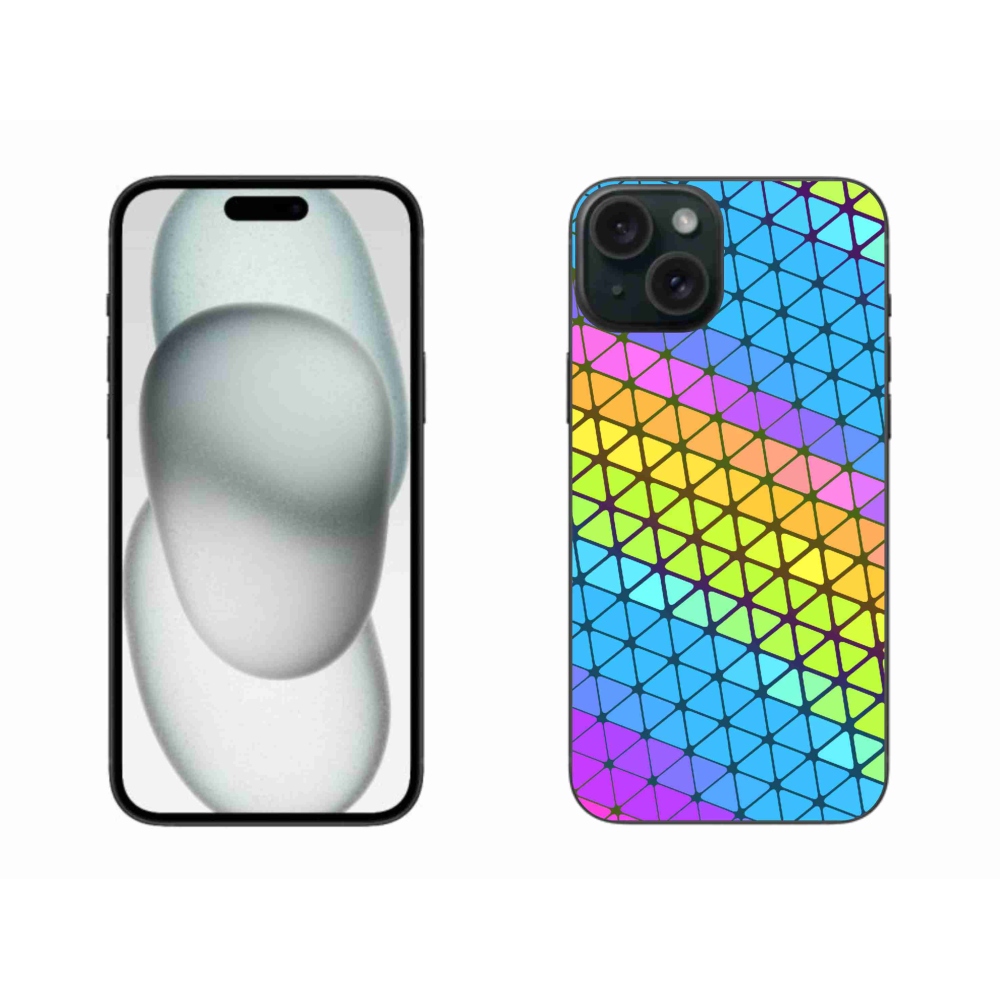 Gelový kryt mmCase na iPhone 15 Plus - abstraktní motiv 16