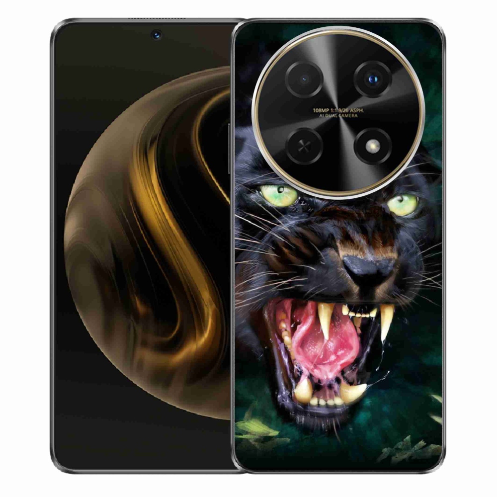 Gelový kryt mmCase na Huawei Nova 12i - rozzuřený černý panter