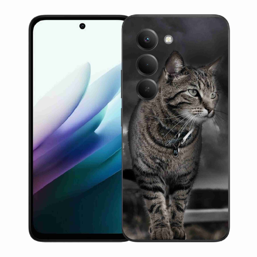 Gelový kryt mmCase na Xiaomi Redmi 15 4G/5G (171mm) - kočka