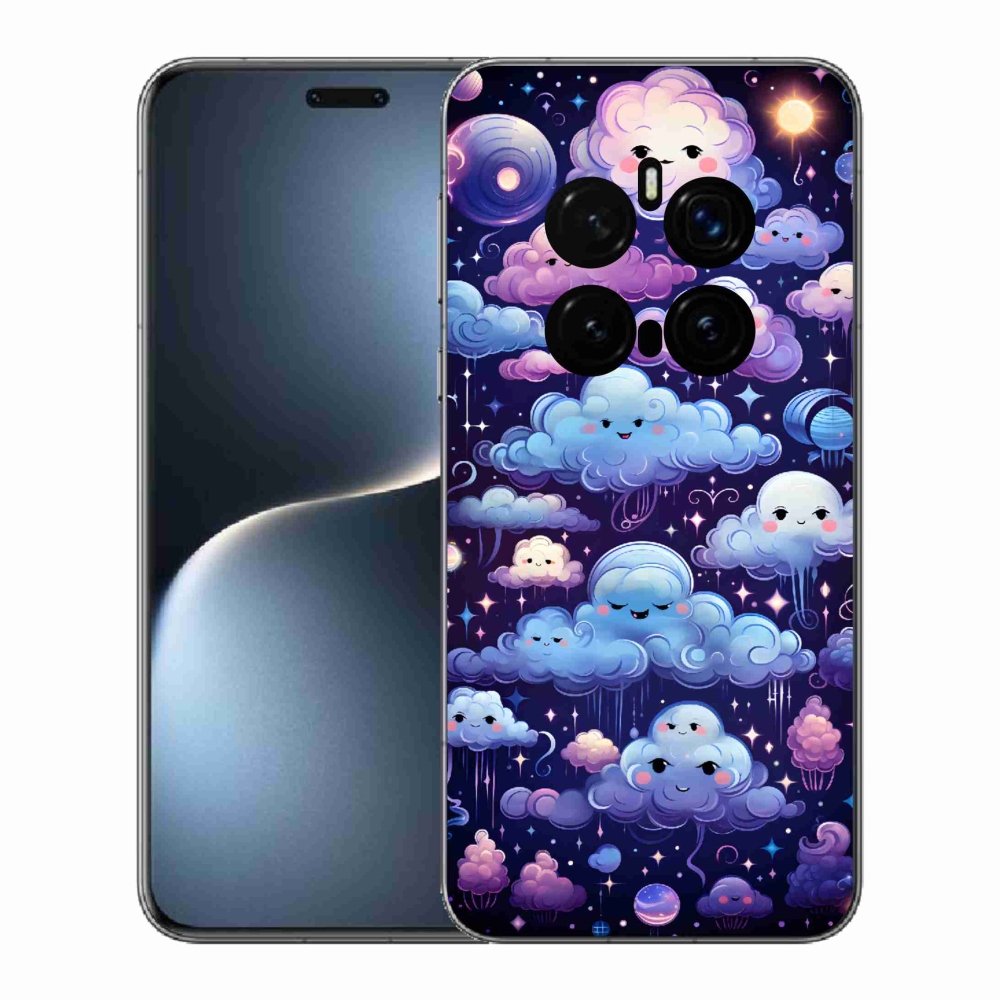 Gelový kryt mmCase na Honor Magic 7 Pro 5G - mráčky
