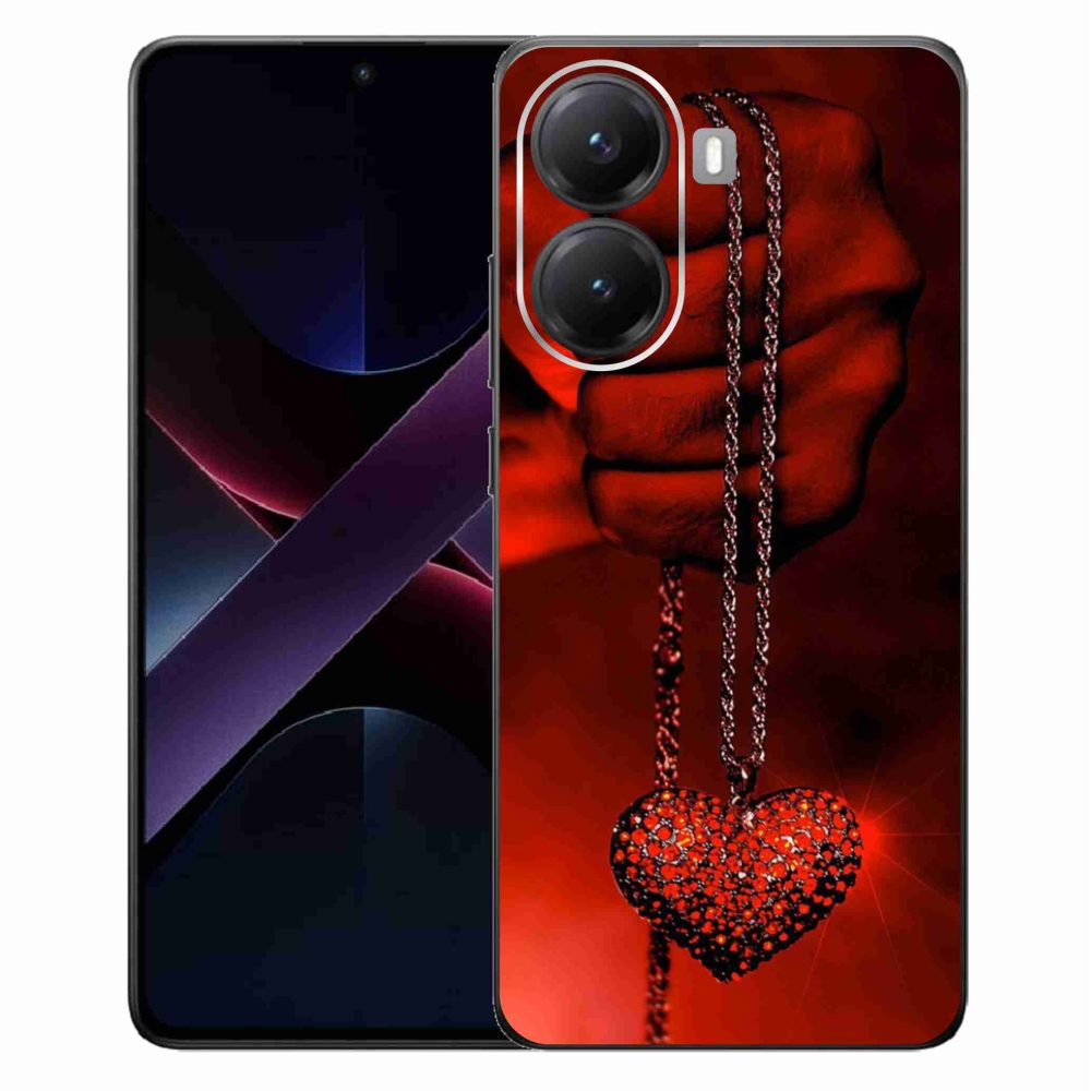 Gelový kryt mmCase na Xiaomi Poco X7 Pro 5G - náhrdelník