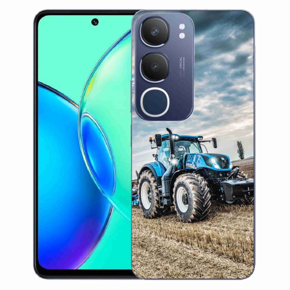 Gelový kryt mmCase na Vivo Y19s - traktor 2