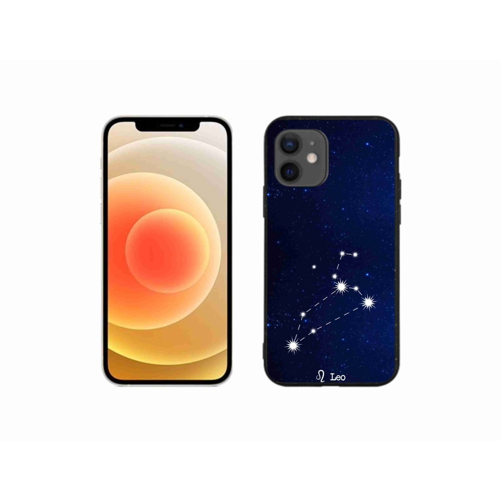 Gelový kryt mmCase na iPhone 12 mini - souhvězdí Lva