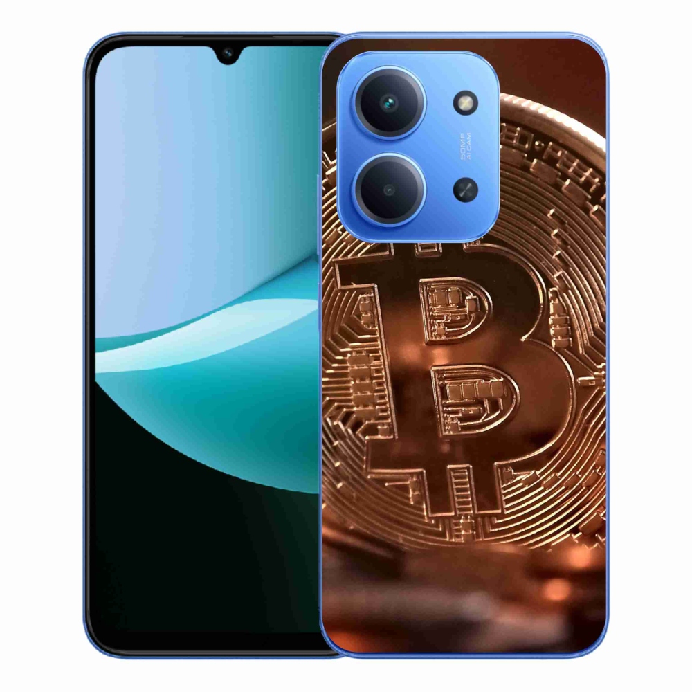 Gelový kryt mmCase na Xiaomi Redmi 15C 4G/5G (173mm) - bitcoin