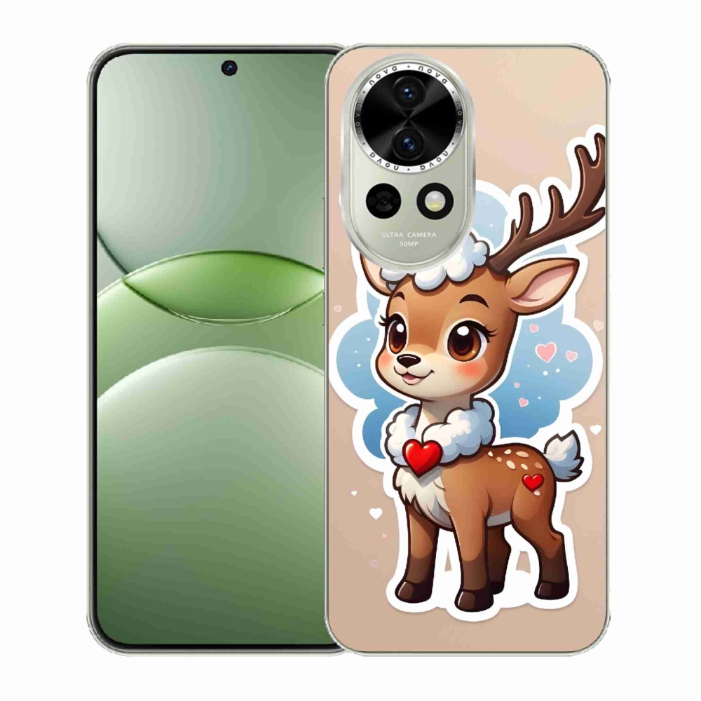 Gelový kryt mmCase na Huawei Nova 13 5G - kreslený sob