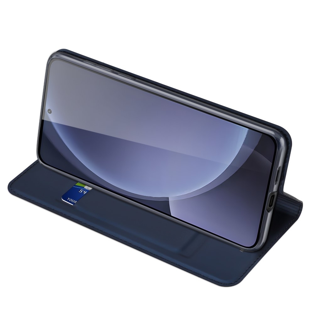 DUX knížkové pouzdro na Samsung Galaxy S25 - tmavěmodré