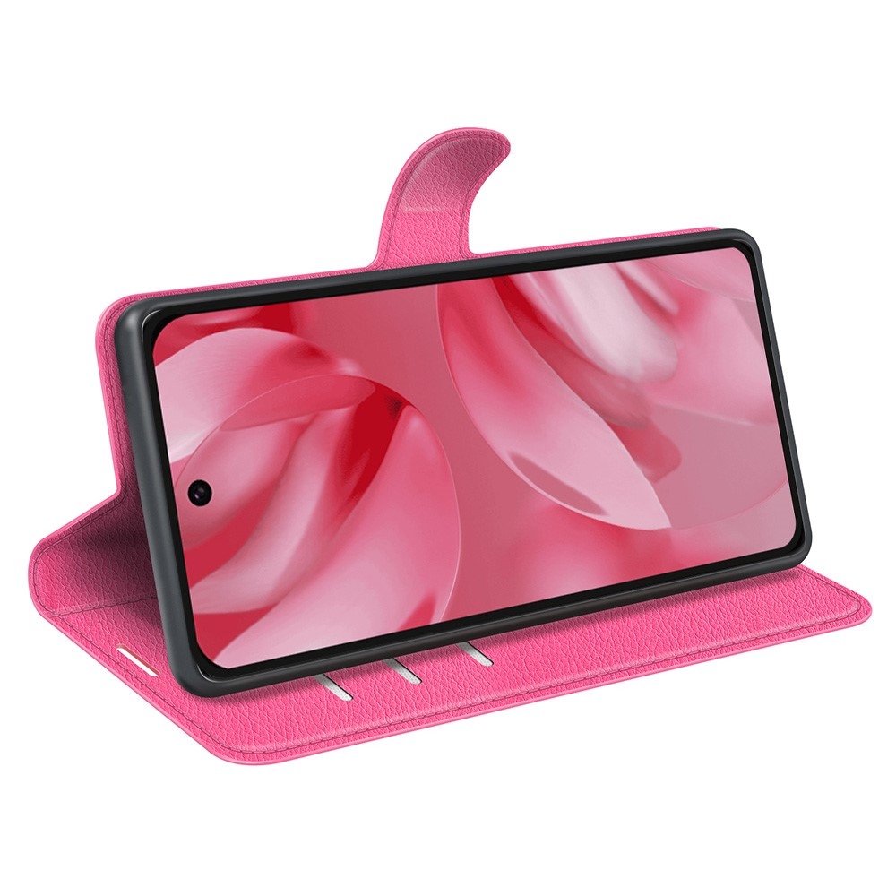 Litchi knížkové pouzdro na Google Pixel 10 - rose
