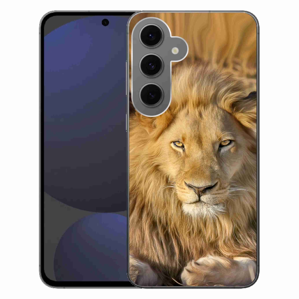 Gelový kryt mmCase na Samsung Galaxy S24 FE - lev 2