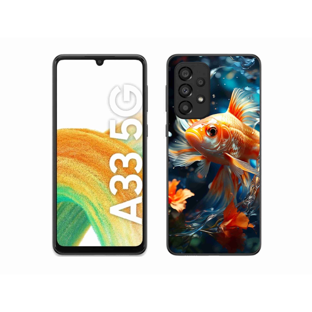Gelový kryt mmCase na Samsung Galaxy A33 5G - rybka