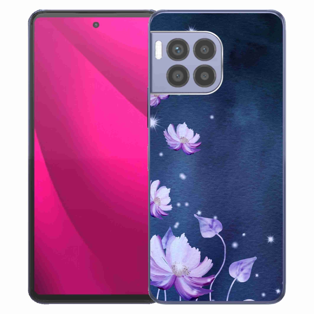 Gelový kryt mmCase na T-Mobile T Phone 2 Pro - padající květy