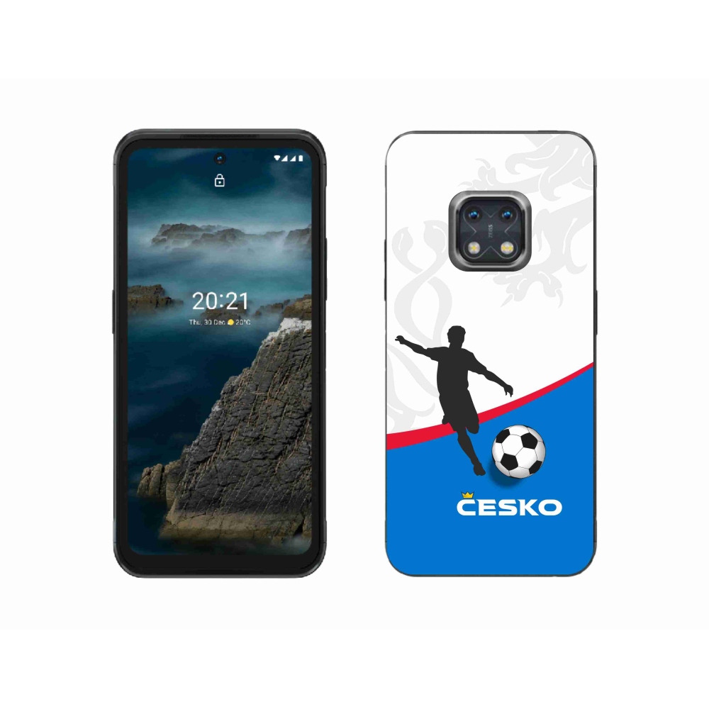 Gelový kryt mmCase na Nokia XR20 - fotbal Česko 1