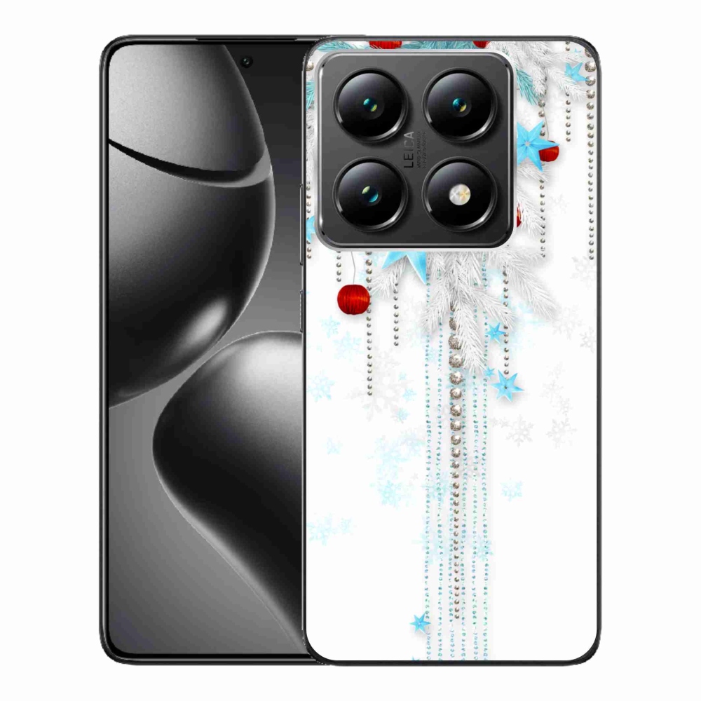 Gelový kryt mmCase na Xiaomi 14T Pro - vánoční ozdoby