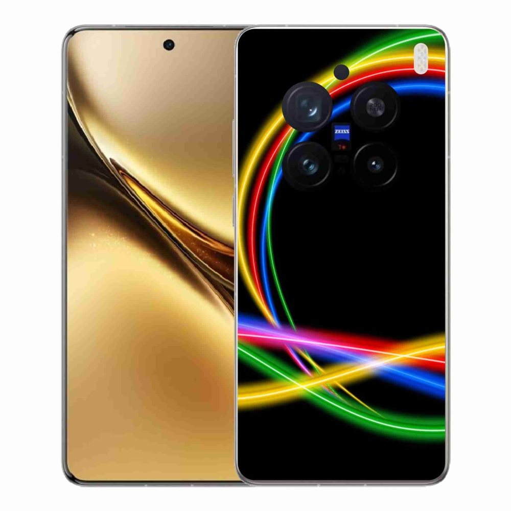 Gelový kryt mmCase na Vivo X200 Pro 5G - neonové kruhy