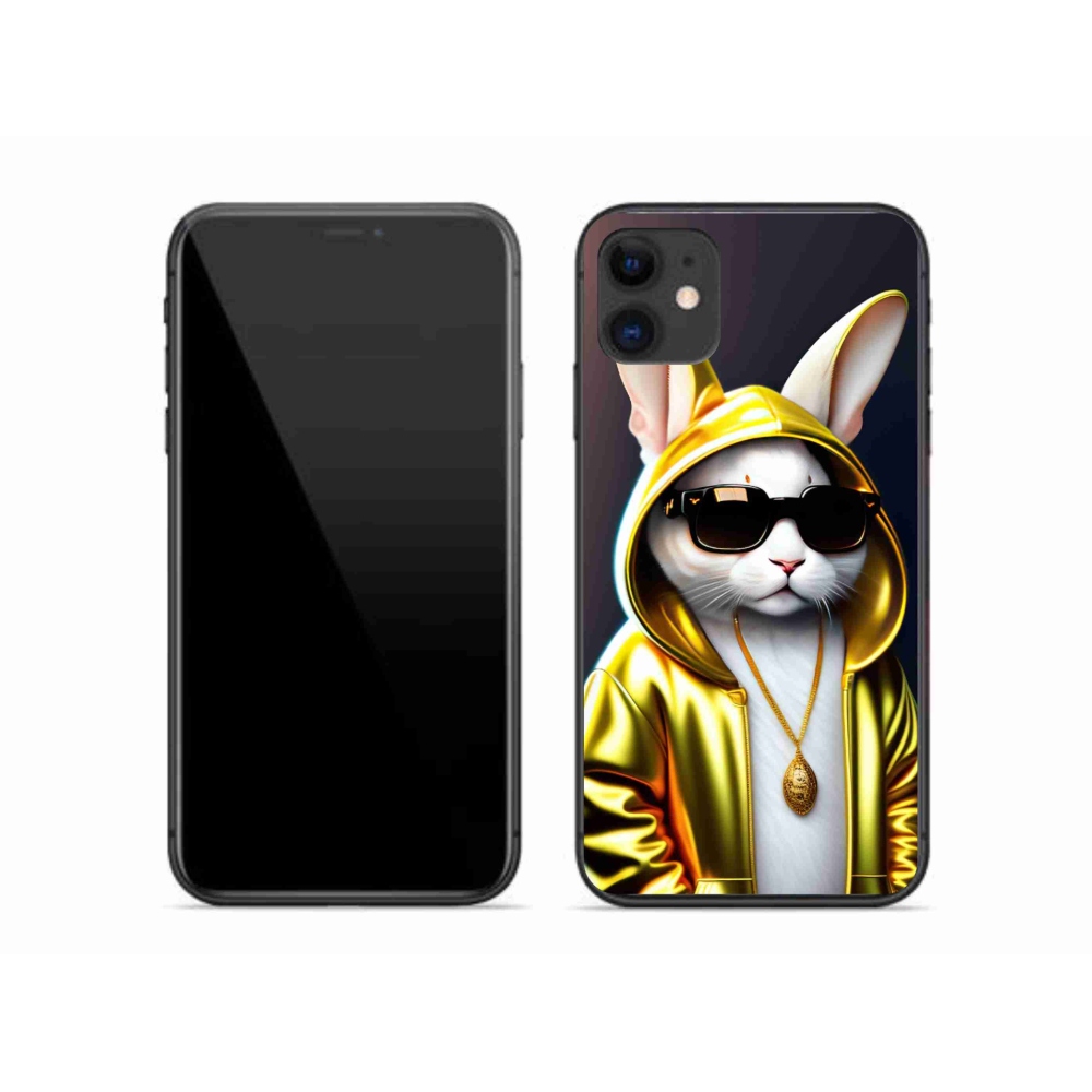 Gelový kryt mmCase na iPhone 11 - kočka boss
