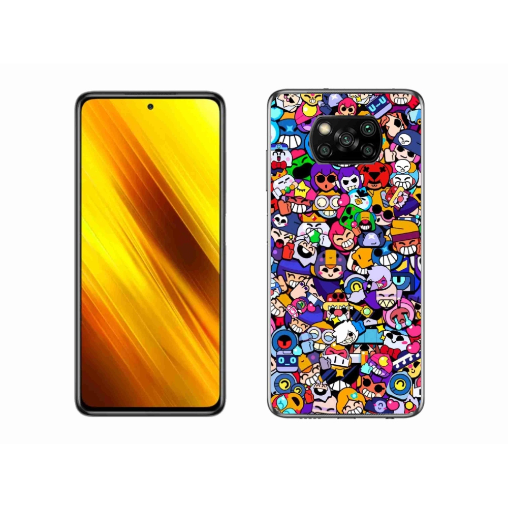 Gelový kryt mmCase na Xiaomi Poco X3 - brawl stars 2