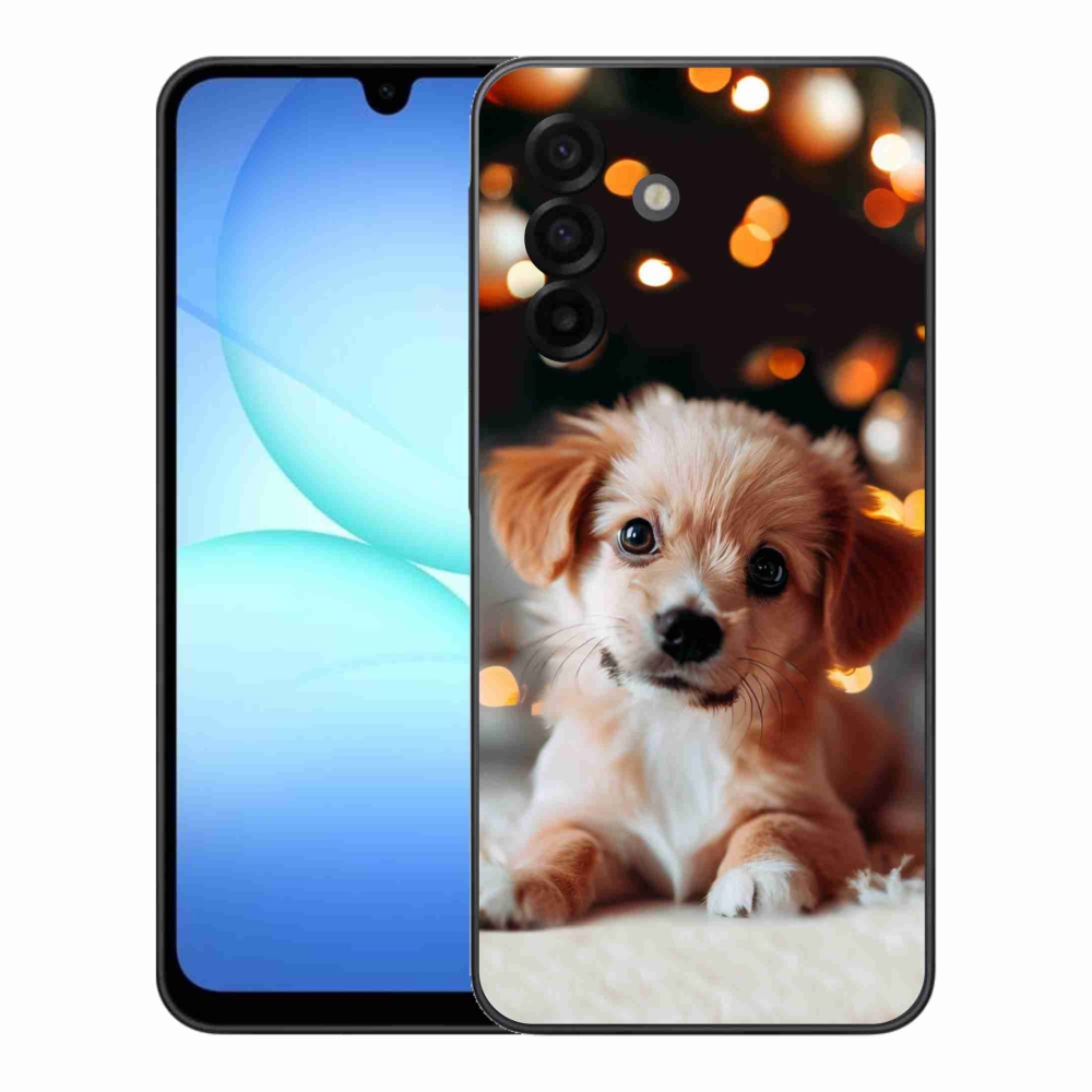 Gelový kryt mmCase na Samsung Galaxy A17 5G - štěňátko