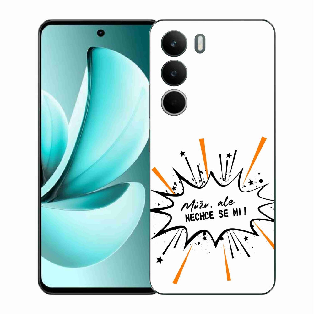 Gelový kryt mmCase na Realme C71 - vtipný text 11 bílé pozadí