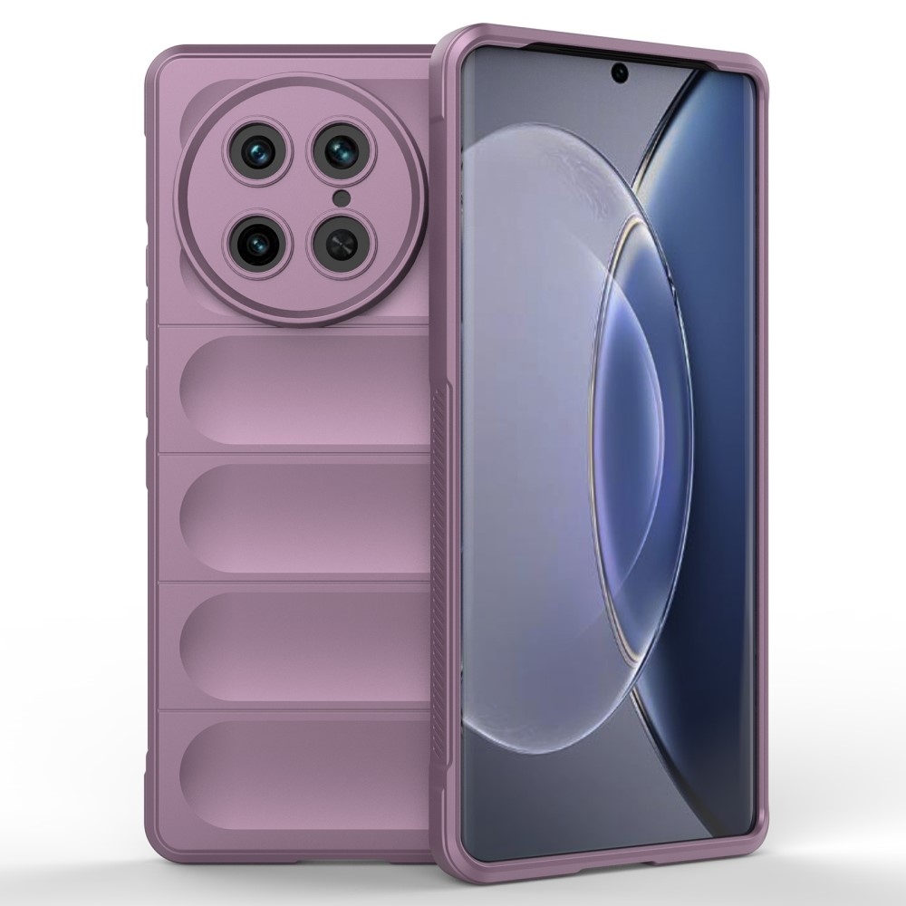 Rugg odolný gelový obal na Vivo X90 Pro - světlefialový