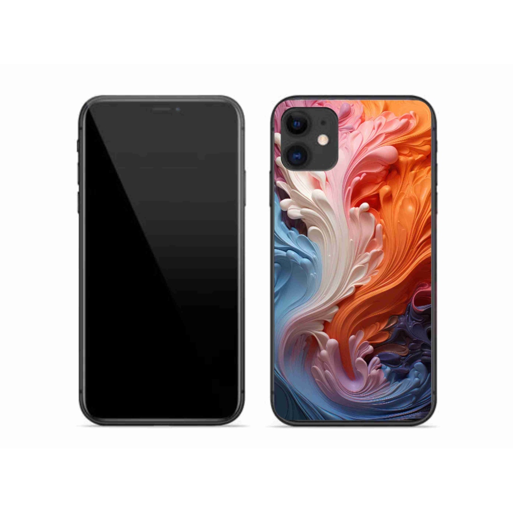 Gelový kryt mmCase na iPhone 11 - abstraktní motiv 8