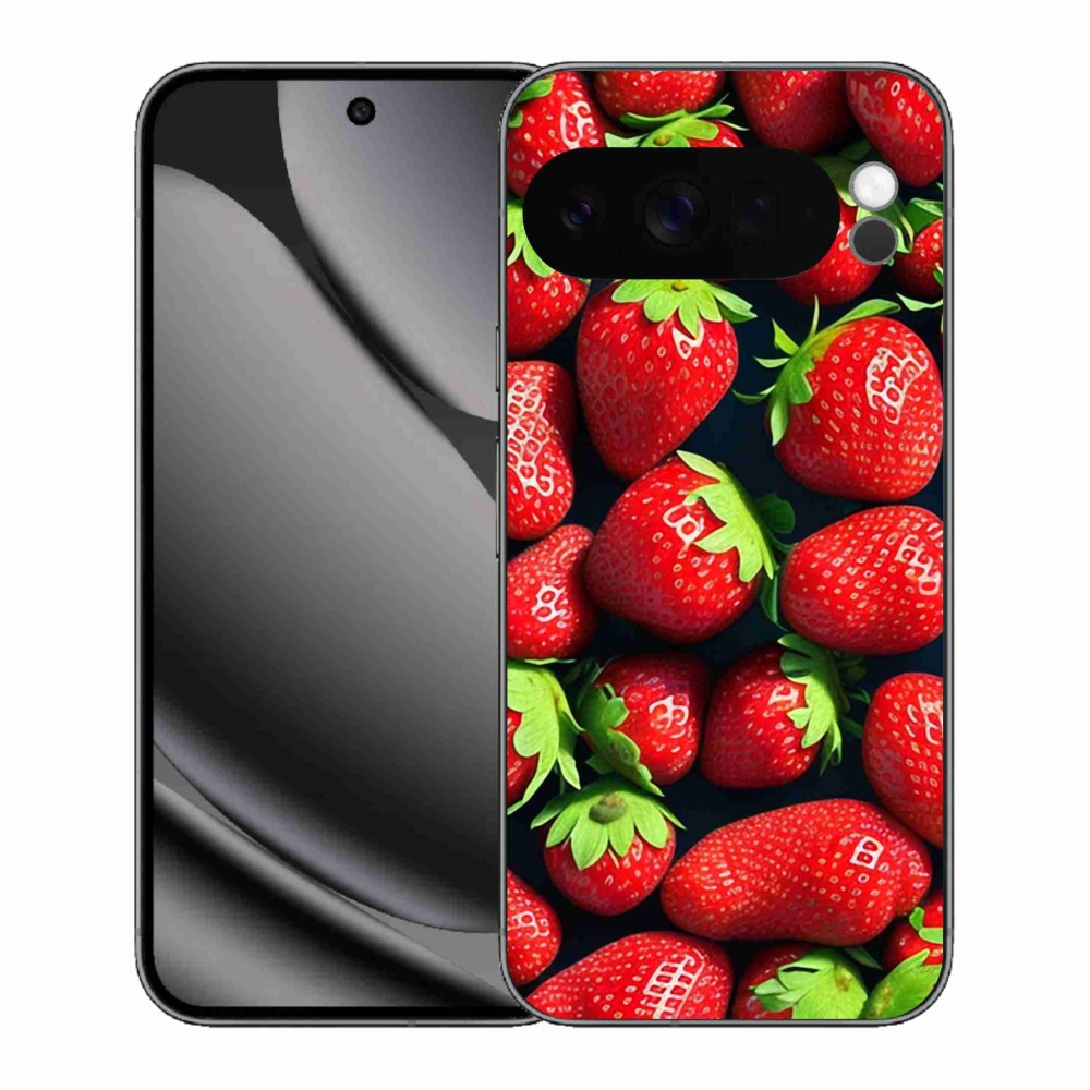 Gelový kryt mmCase na Google Pixel 10 Pro XL - jahody