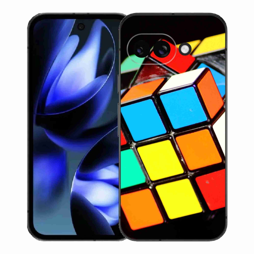 Gelový kryt mmCase na Google Pixel 9a - rubikova kostka