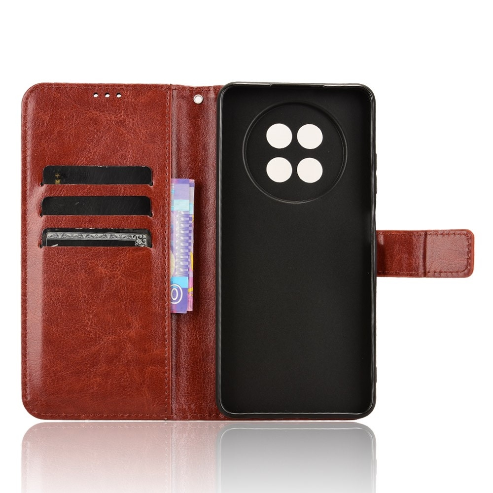 Crazy knížkové pouzdro na Realme 12 5G/12x 5G - hnědé