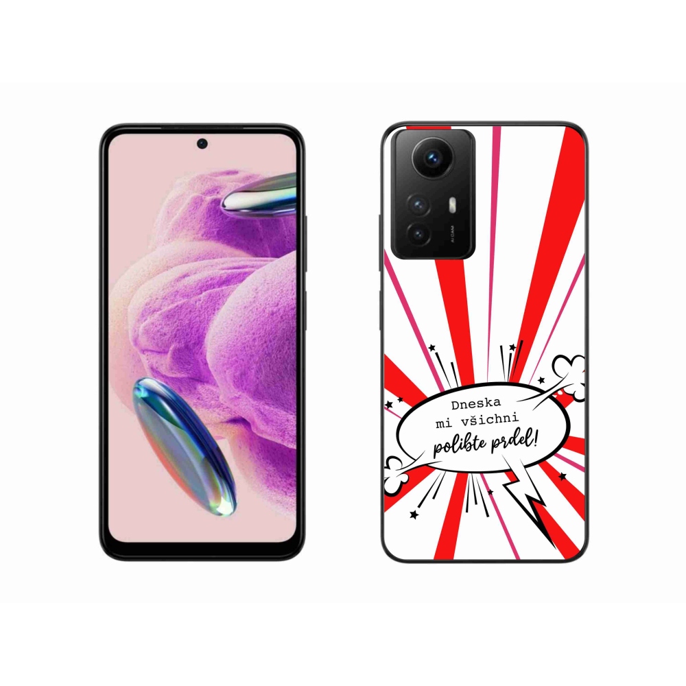 Gelový kryt mmCase na Xiaomi Redmi Note 12S - vtipný text 15 bílé pozadí