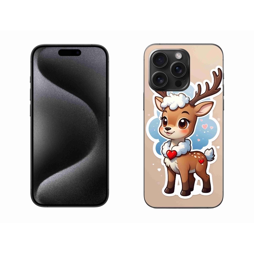Gelový kryt mmCase na iPhone 15 Pro Max - kreslený sob