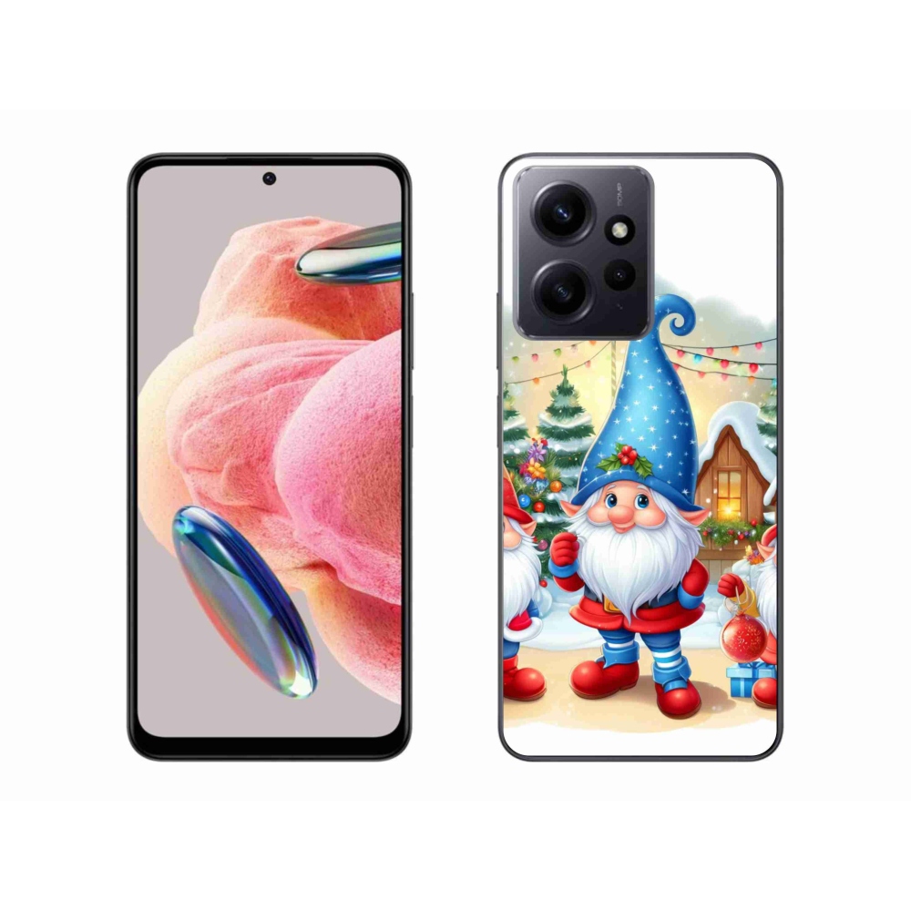 Gelový kryt mmCase na Xiaomi Redmi Note 12 4G - vánoční skřítci