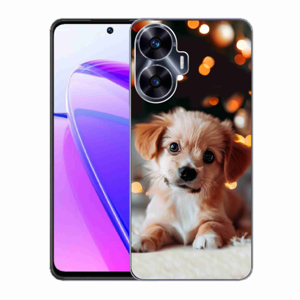 Gelový kryt mmCase na Realme C55 - štěňátko