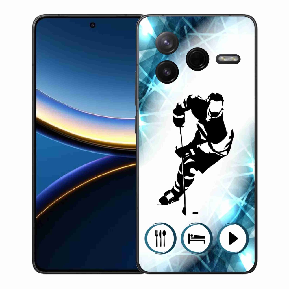 Gelový kryt mmCase na Xiaomi Poco F7 Pro - hokej 1