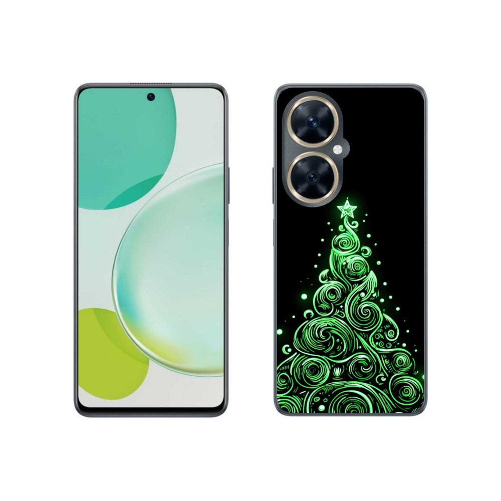 Gelový kryt mmCase na Huawei Nova 11i - neonový vánoční stromek 3